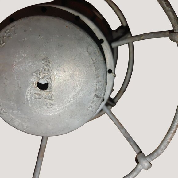 Adlake Kero Rail 257 Road Lantern Vintage USA Canada Clear Globe Metal Frame - Picture 7 of 16
